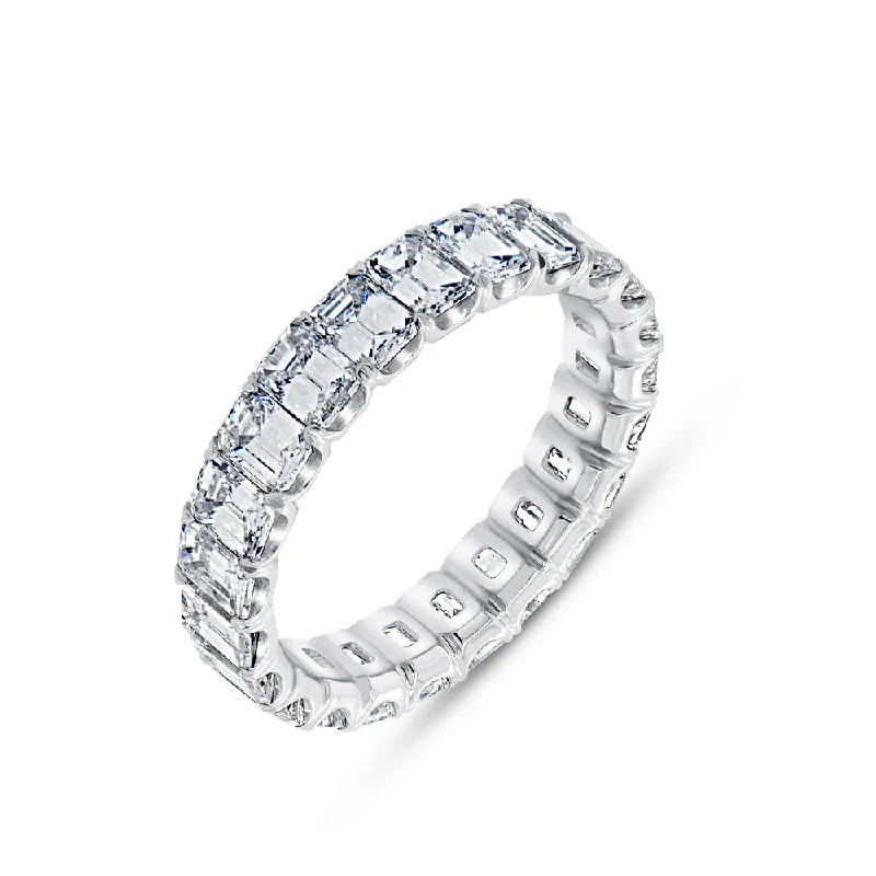 modern engagement rings for women -Uneek Eternity Collection 1-Row Anniversary Ring