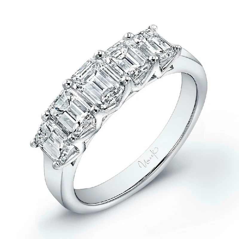 men’s and women’s engagement rings -Uneek Timeless Collection Five-Stone Anniversary Ring