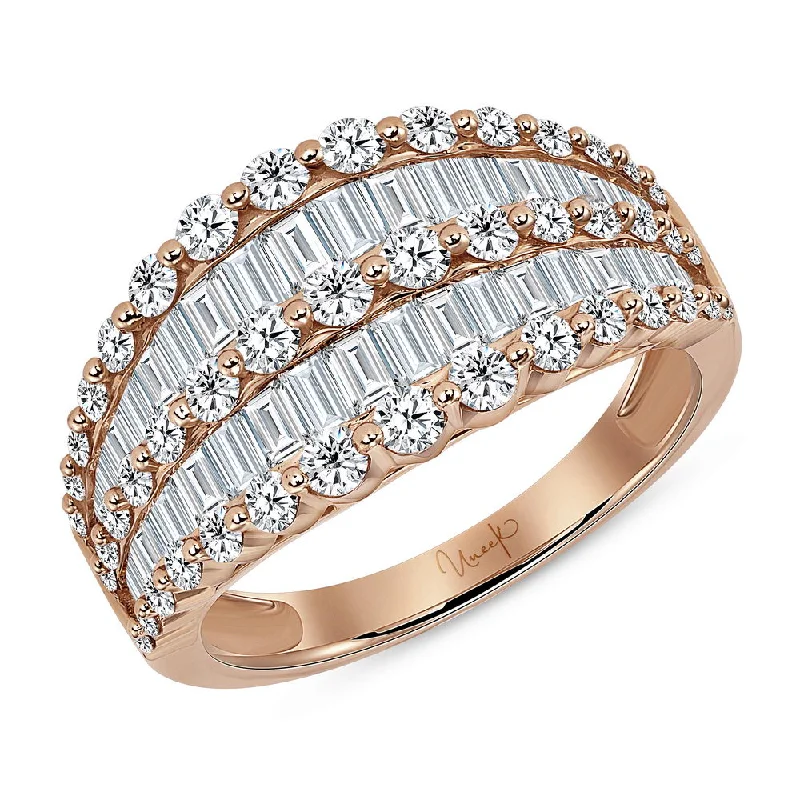 alternative engagement rings for women -Uneek Lace Collection Multi-Row Fashion Ring