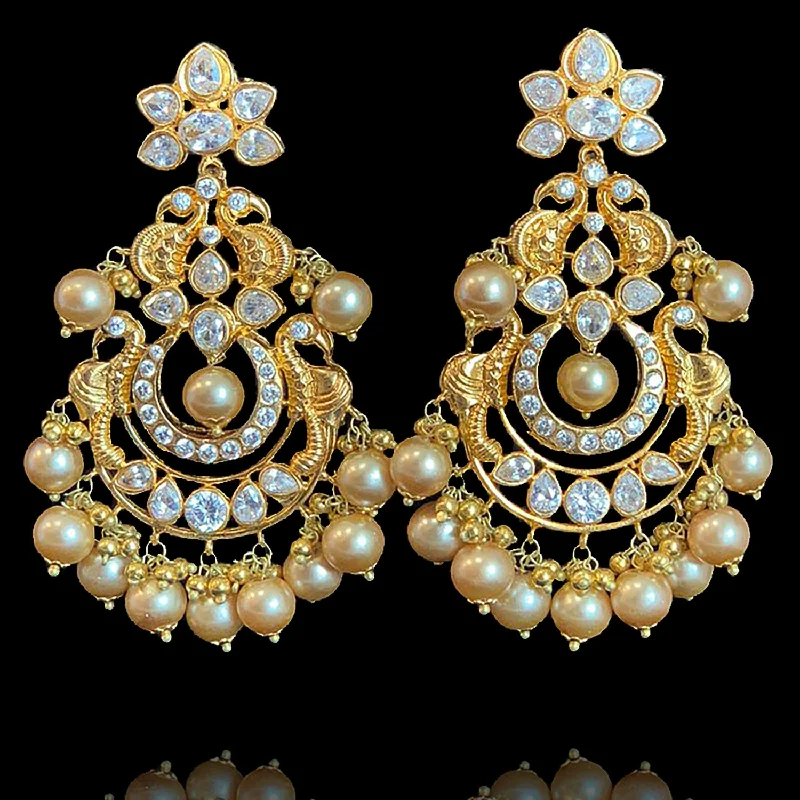 crystal earrings for women -Custom Order - Aashi Earrings (CZ)