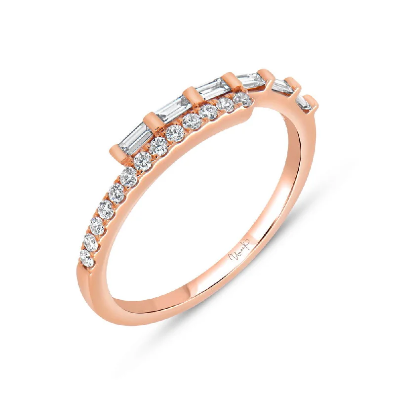 simple engagement rings for women -Uneek Stackable Collection Bypass Fashion Ring