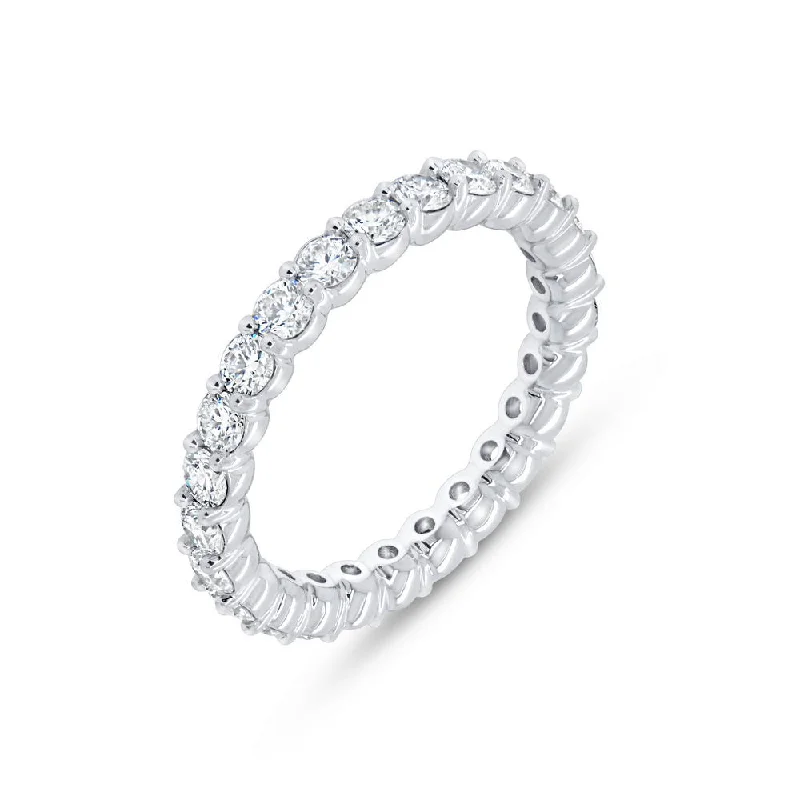 moissanite engagement rings for women -Uneek Eternity Collection eternity Ring