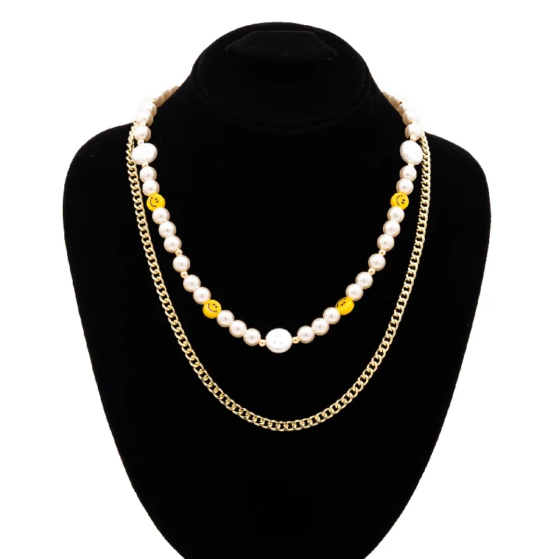 pearl pendant necklaces for women -Necklace- J4260910