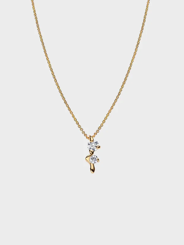 custom initial necklaces for women -Arctic Necklace in 18K Gold Plated