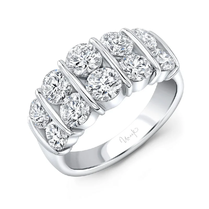 diamond engagement rings for women -Uneek Signature Collection 2-Row Fashion Ring