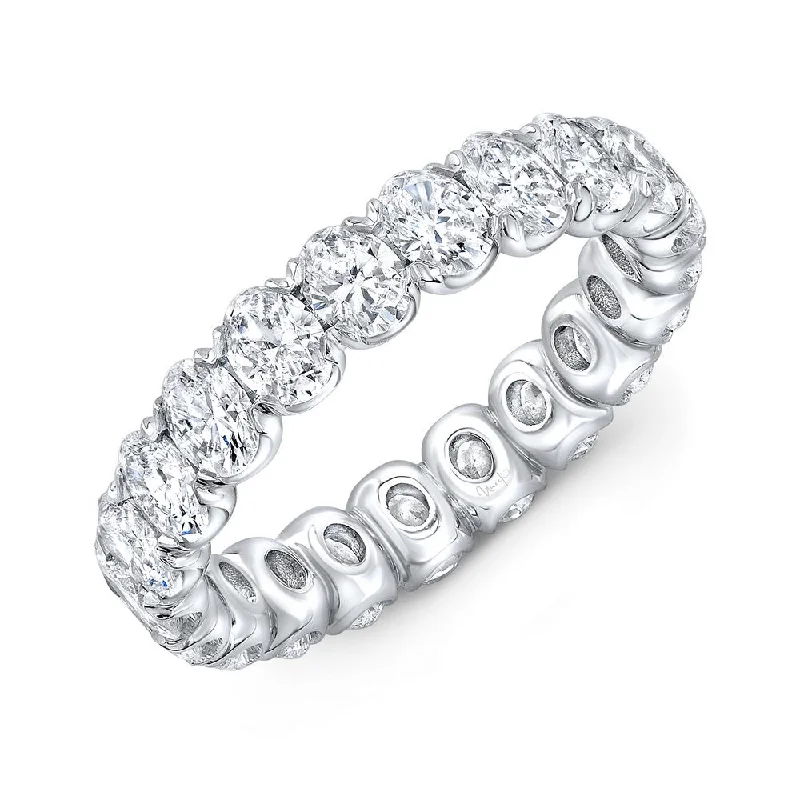 wedding rings for women -Uneek Eternity Collection 1-Row Anniversary Ring