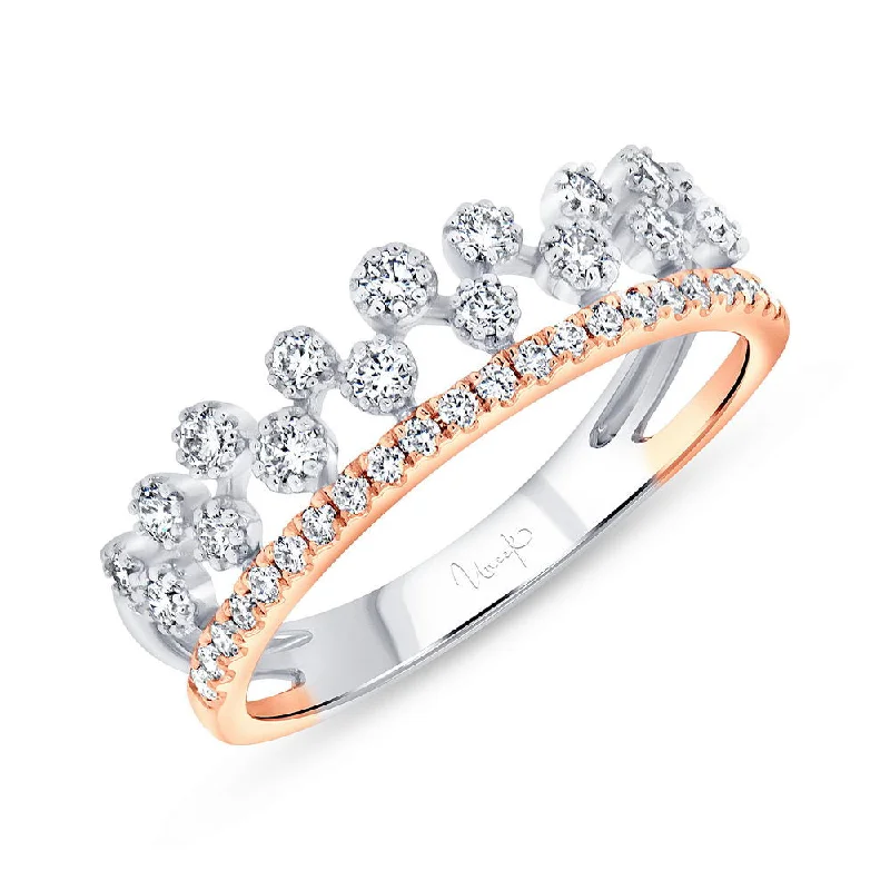 round diamond engagement rings for women -Uneek Lace Collection Fashion Ring