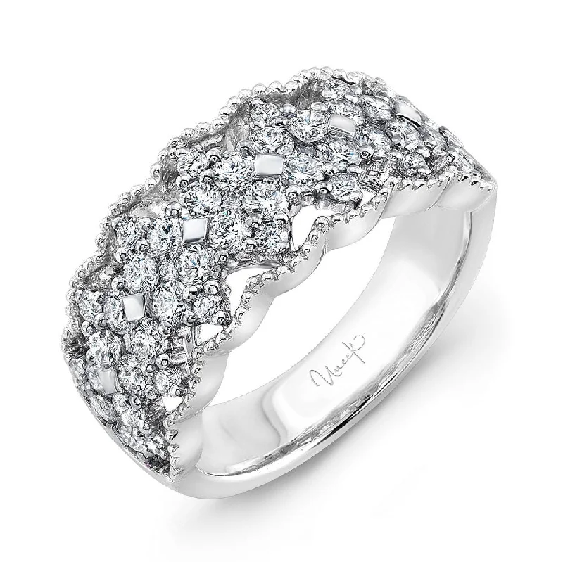 radiant cut engagement rings for women -Uneek Lace Collection Multi-Row Fashion Ring