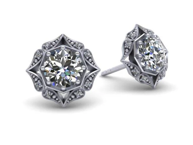 crystal stud earrings for women -crystal stud earrings for women -Bostonian Lila Earrings