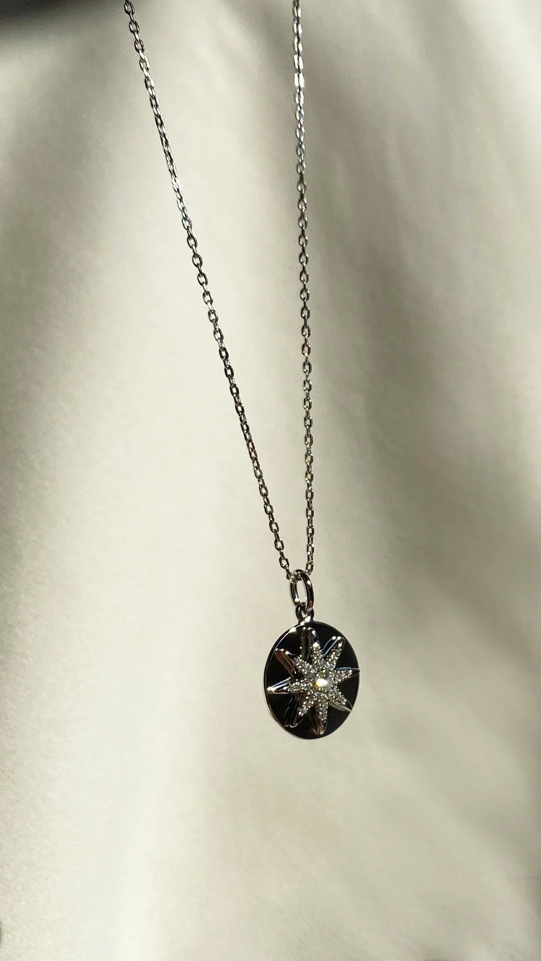 women’s trendy layered necklaces -Luck Pole Star Silver Necklace