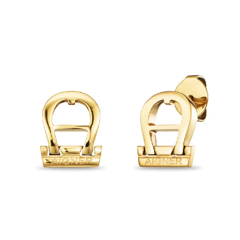 gold hoop earrings for women -Women Aigner Earrings