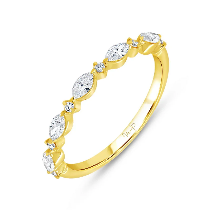 halo engagement rings for women -Uneek Stackable Collection 1-Row Stackable Ring