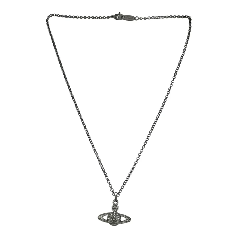 women’s trendy layered necklaces -Vivienne Westwood/Necklace/Silver/