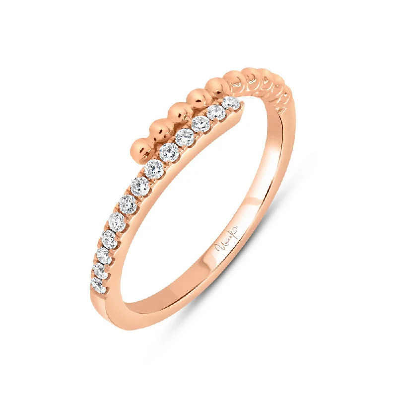 three-stone engagement rings for women -Uneek Stackable Collection Bypass Fashion Ring