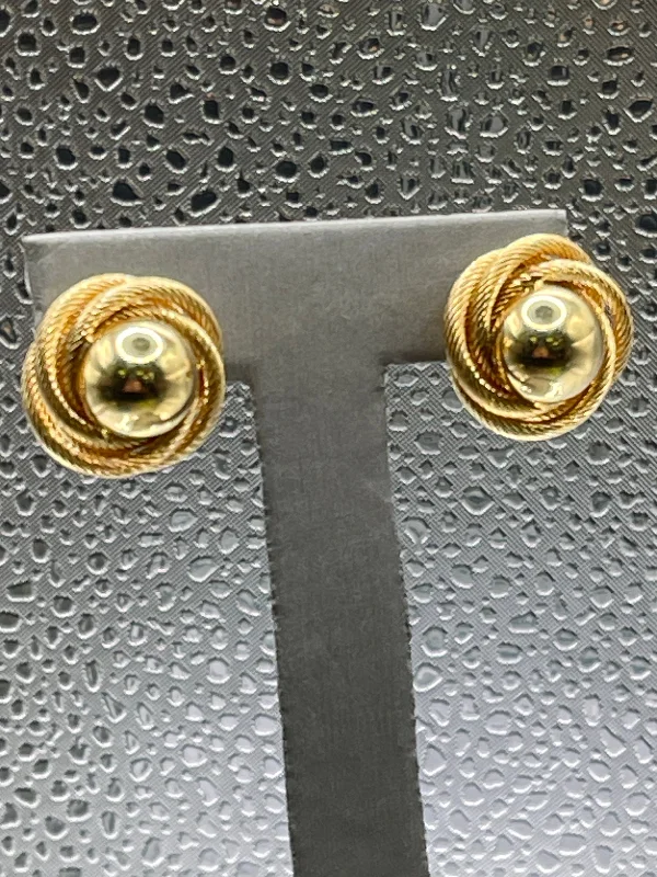 modern earrings for women -modern earrings for women -Ladies 14 Karat Solid Yellow Gold Earrings