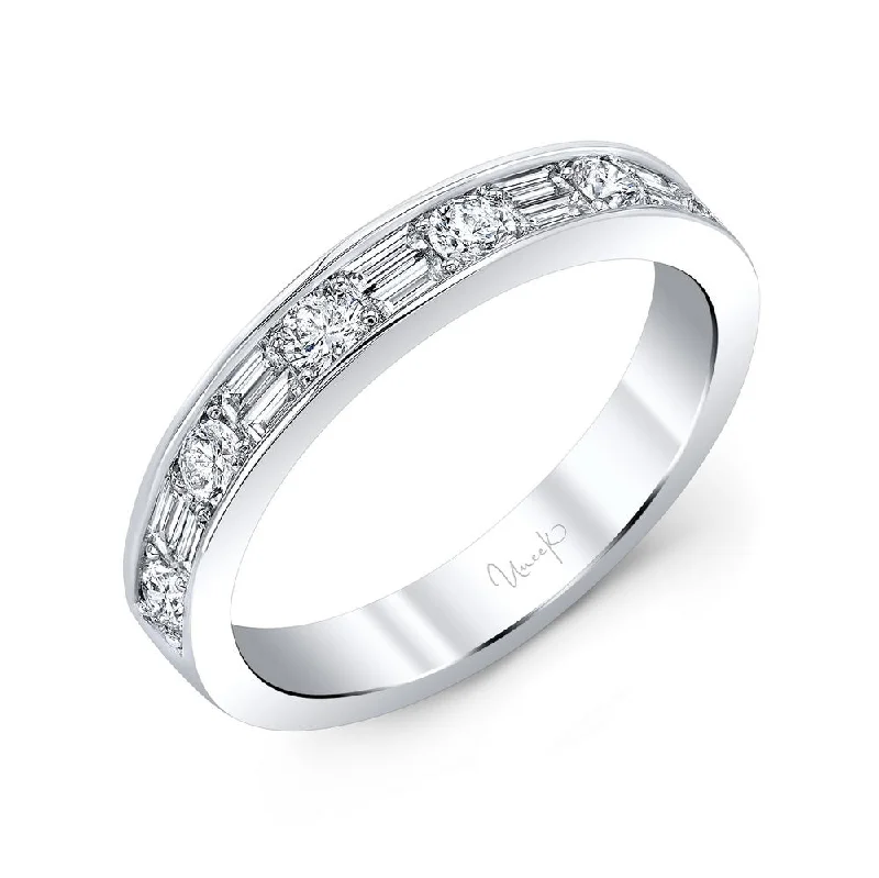 square engagement rings for women -Uneek Timeless Collection 1-Row Fashion Ring