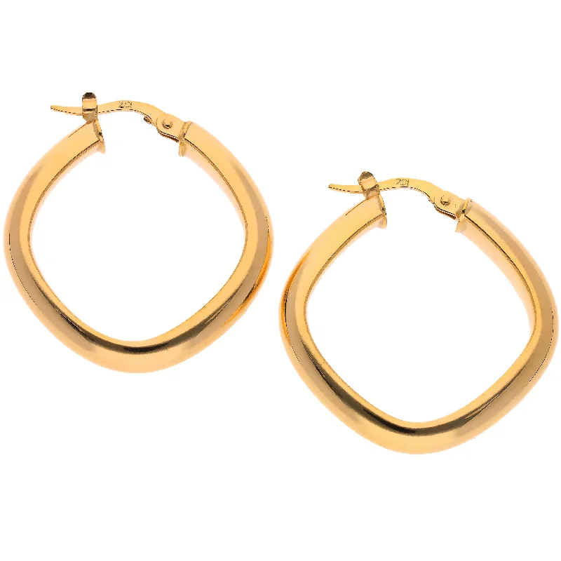 dangle earrings for women -dangle earrings for women -14K Yellow Gold Hoop Earrings