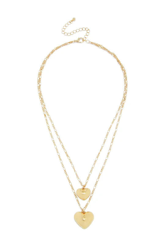 gold chain necklaces for women -Adore You Heart Necklace - Gold