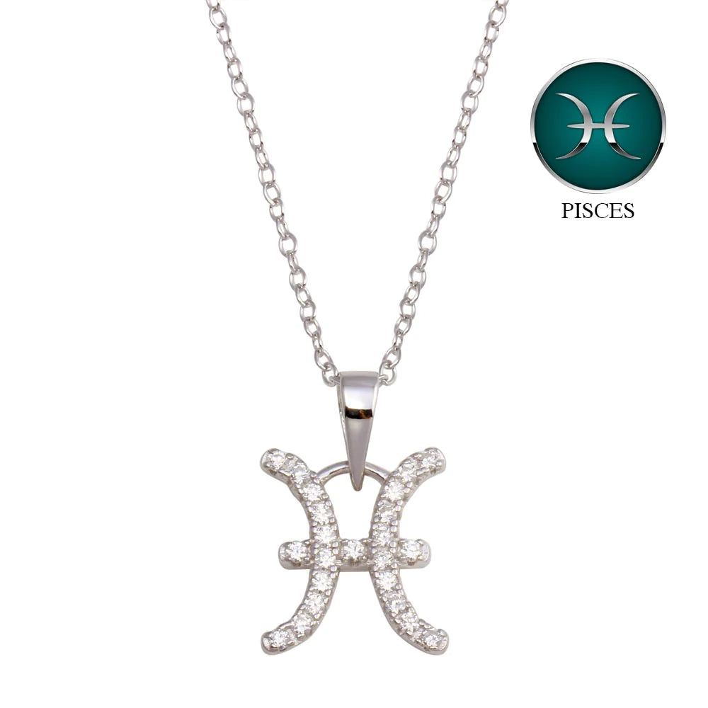 bar necklaces for women -Pisces Necklace