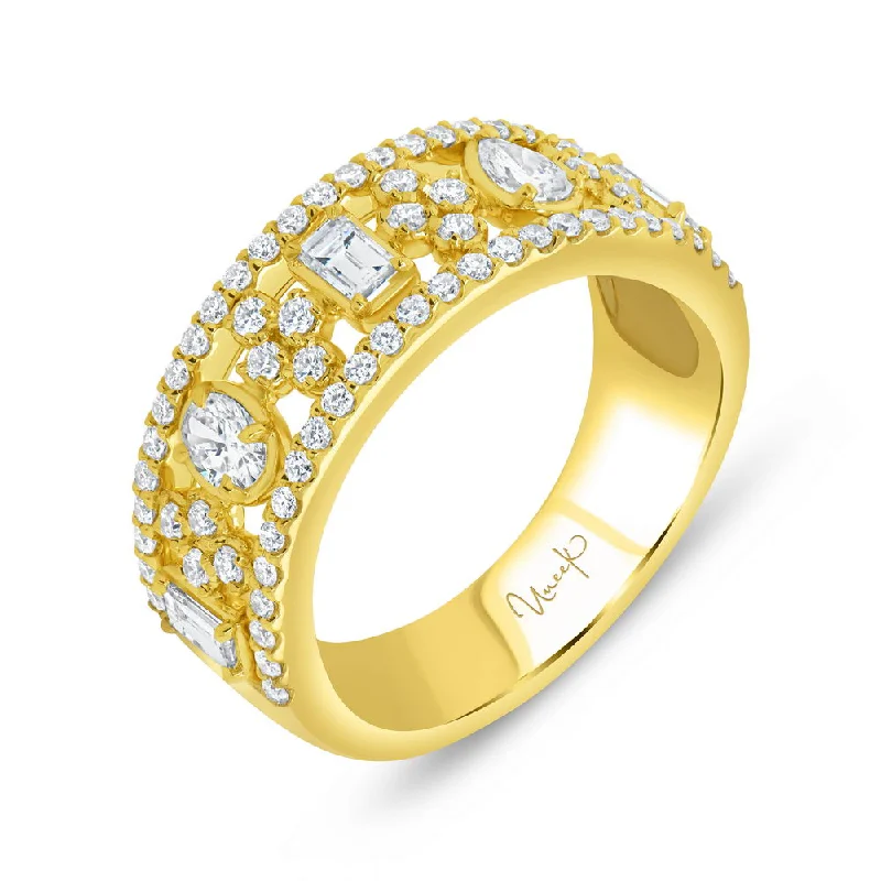 luxury wedding rings for women -Uneek Alexandria Collection Bezel Ring