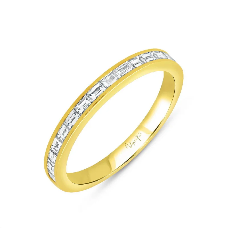 gemstone wedding bands for women -Uneek Stackable Collection Straight Fashion Ring