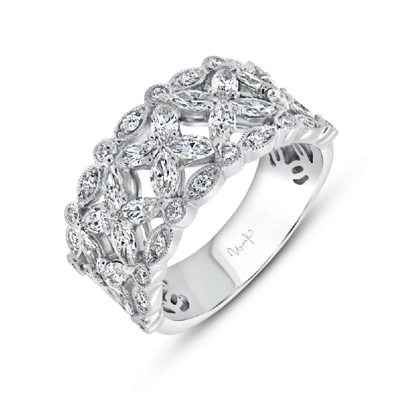 women’s matching engagement rings and bands -Uneek Lace Collection Fashion Ring