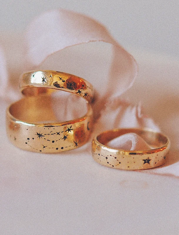 trendy engagement rings for women -Written in the Stars Ring - Ready-to-ship