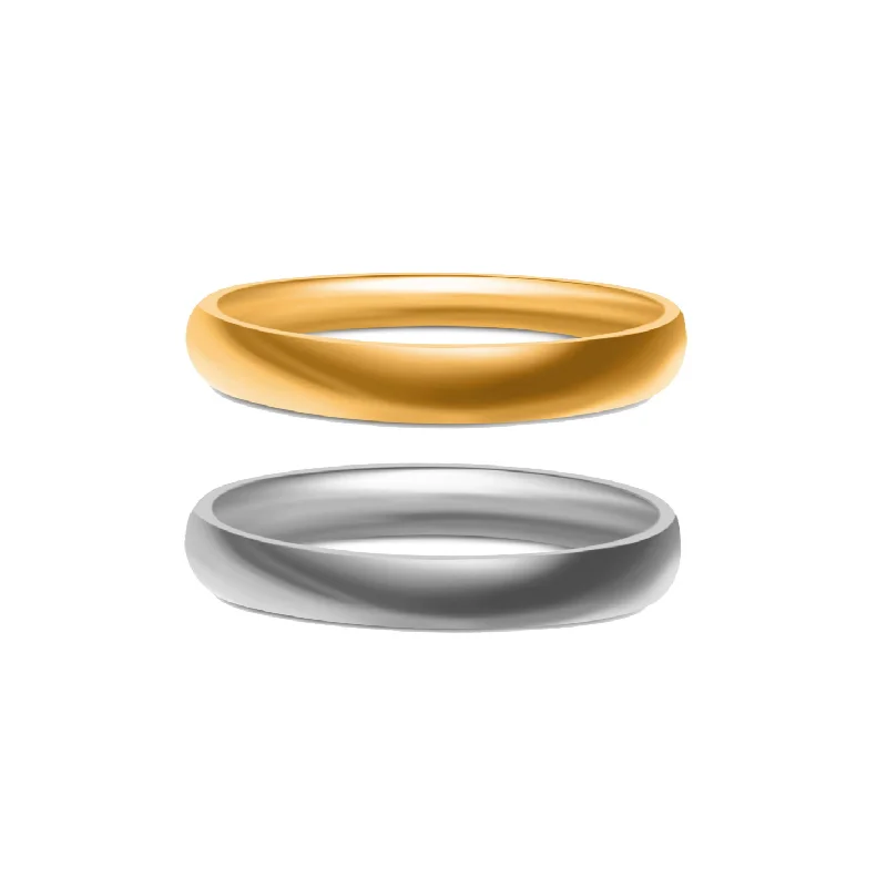 luxury wedding rings for women -Simple Band Rings