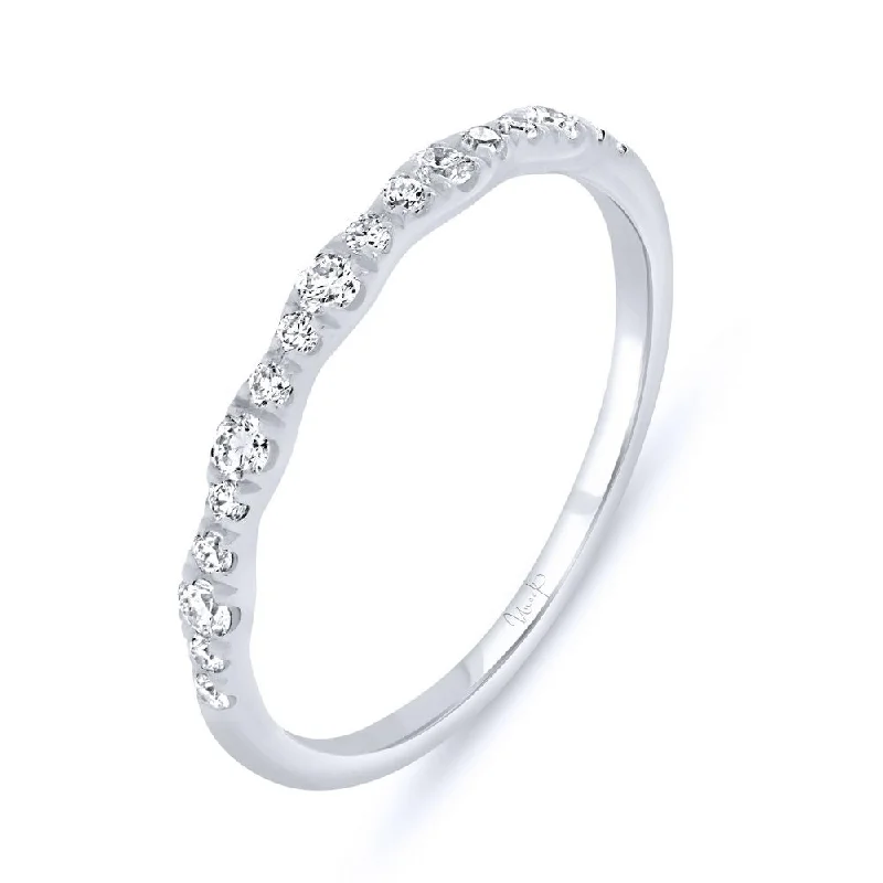 multi-stone engagement rings for women -Uneek Stackable Collection 1-Row Fashion Ring