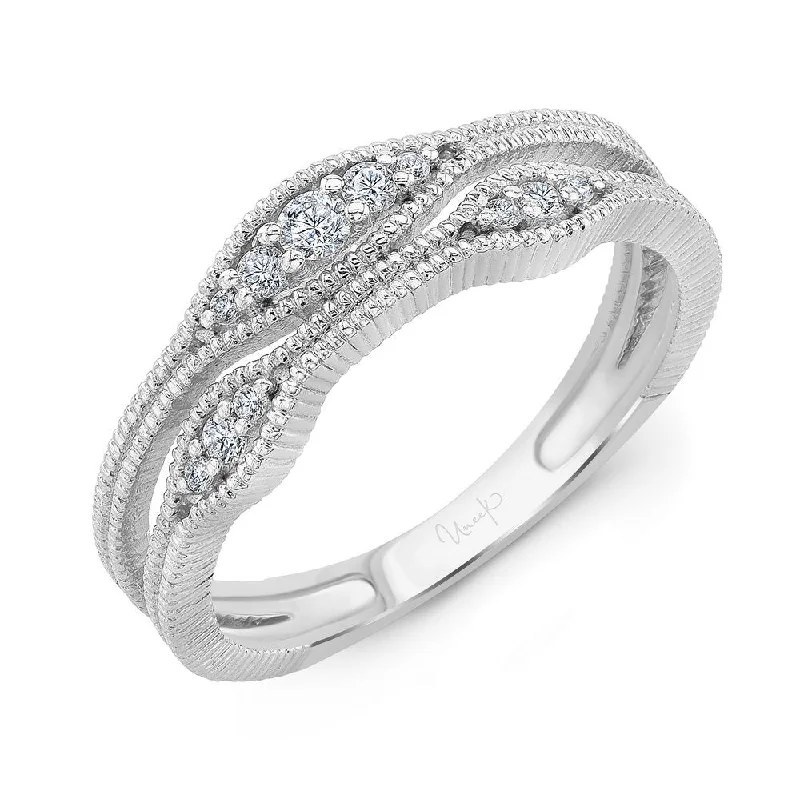 wedding sets for women with diamonds -Uneek Stackable Collection Fashion Ring