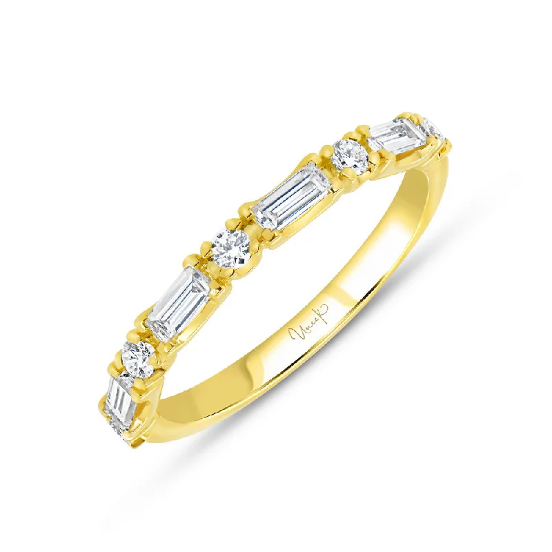 vintage-inspired engagement rings for women -Uneek Stackable Collection 1-Row Fashion Ring