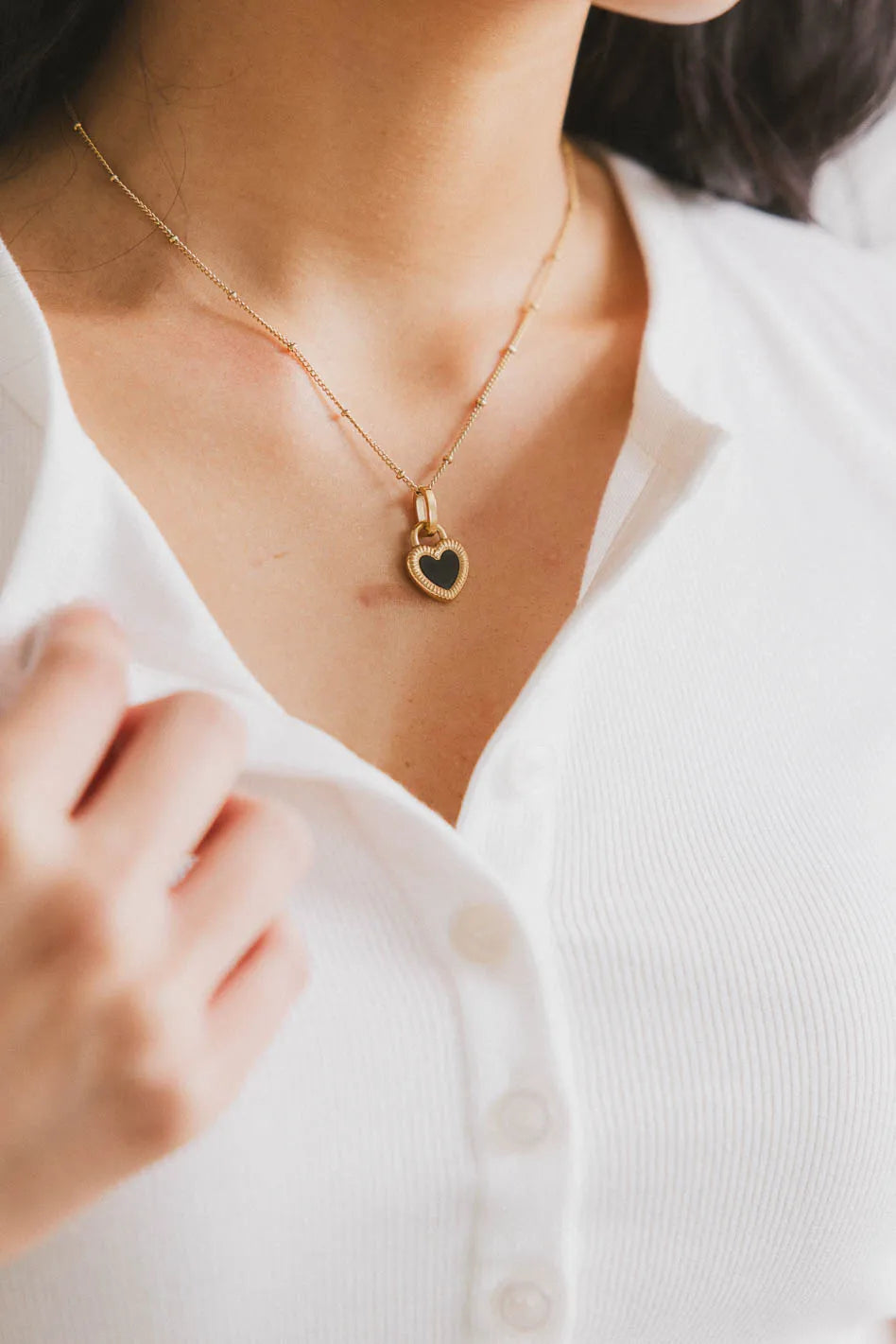 simple pendant necklaces for women -Lochlyn Heart Necklace