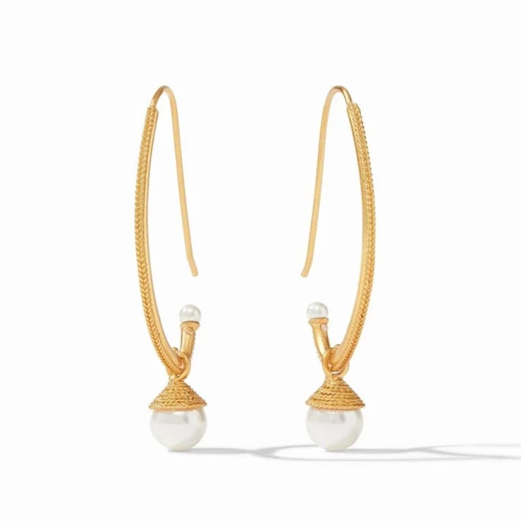 vintage gold earrings for women -vintage gold earrings for women -Julie Vos Windsor Collection Pearl Statement Earrings