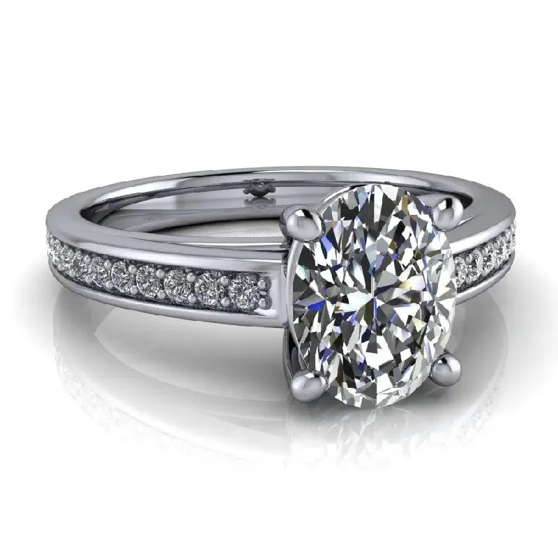 unique engagement rings for women -Ella-Mae No. 1 Moissanite Ring