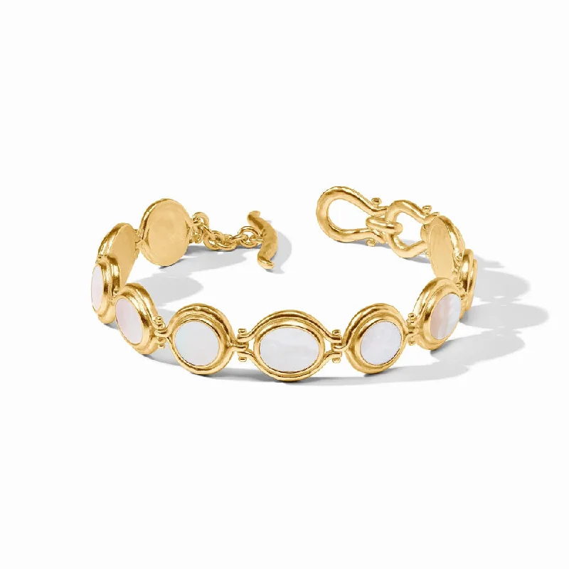 gold bracelets for women -Julie Vos Saratoga Tennis Bracelet