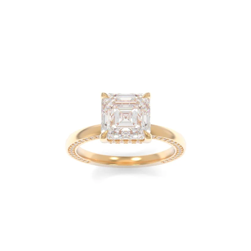 diamond engagement rings for women -Olivia Ring Asscher