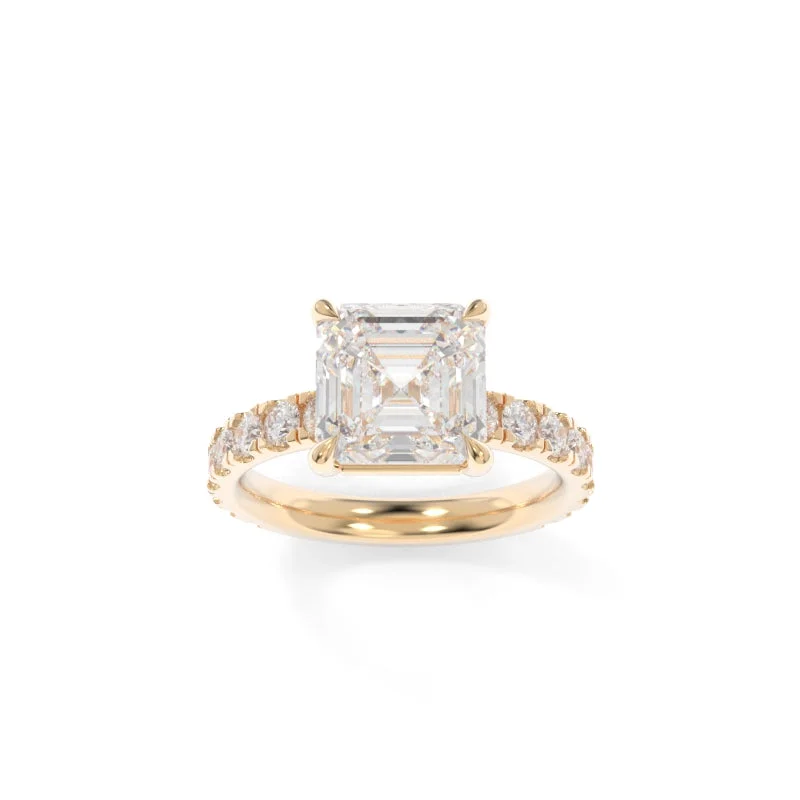 affordable engagement rings for women -Sinclair Ring Asscher