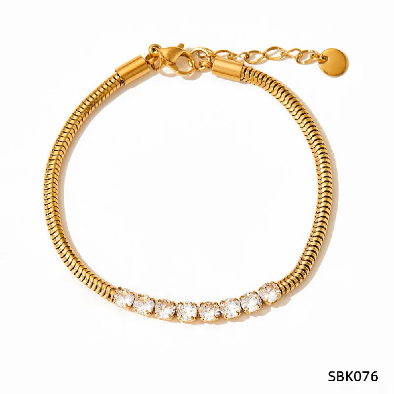 Sbk076 Bracelet White