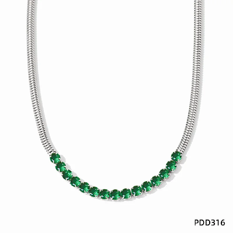 Pdd316 Necklace Green