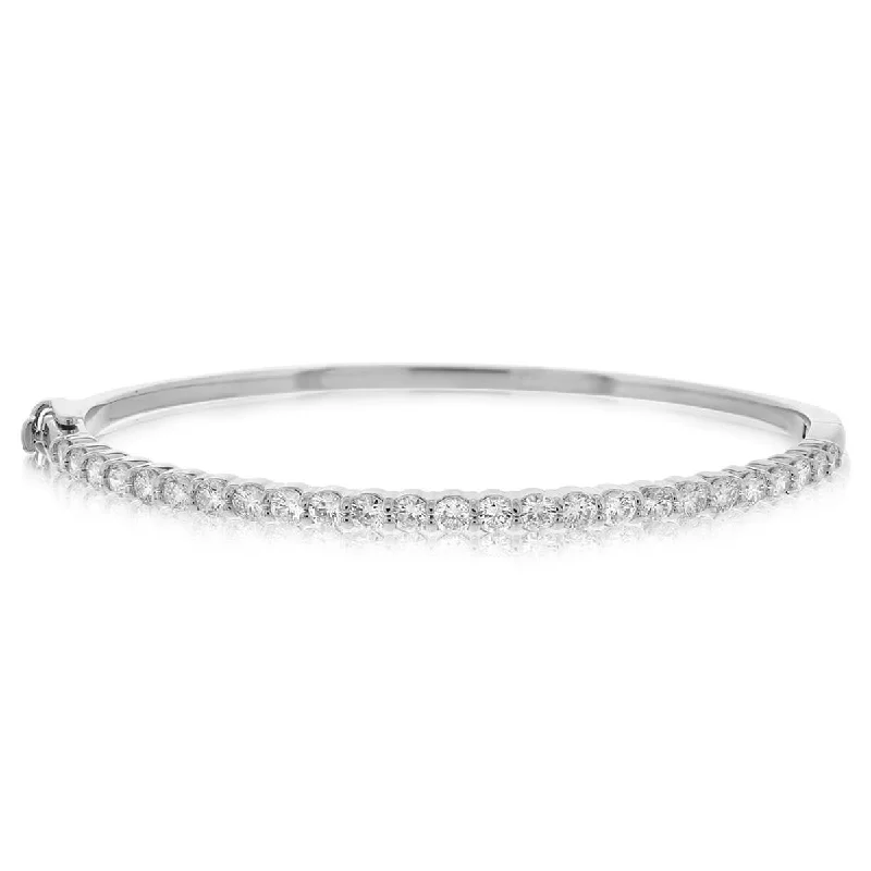 bangles for women -2 Carat Diamond Bangle Bracelet