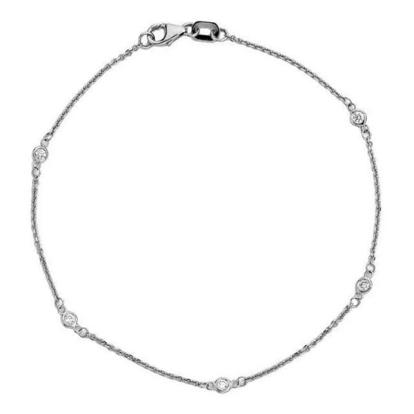 braided bracelets for women -1 Carat Diamond by the Inch Bracelet