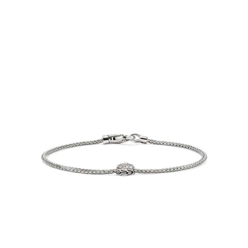 diamond tennis bracelets for women -JOHN HARDY Essential Diamond Station Bracelet