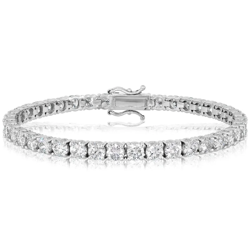 women’s stackable bangles -8.86 Carat Diamond Tennis Bracelet