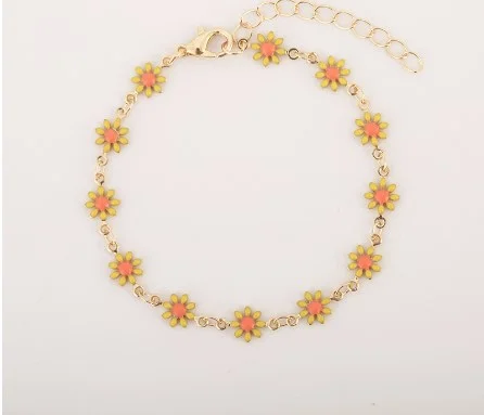 Yellow Little Daisy Bracelet