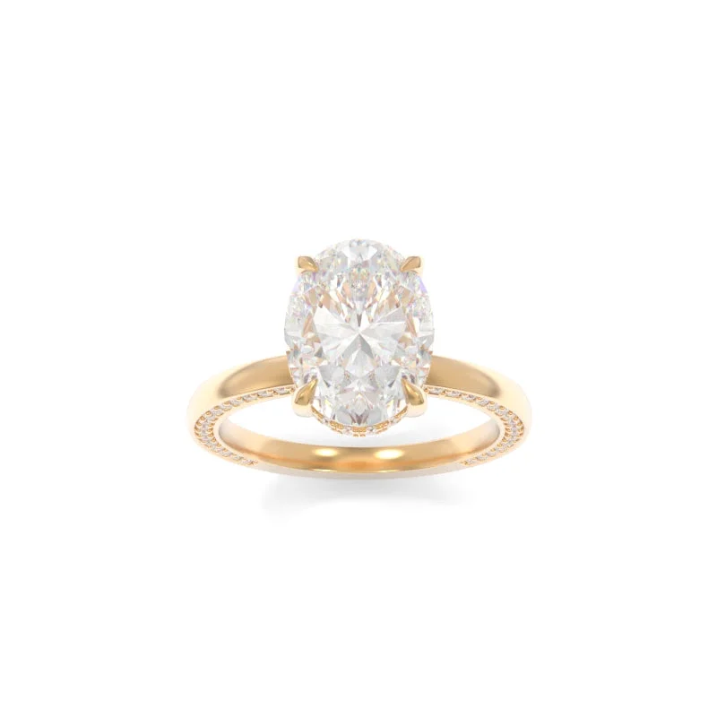 engagement rings with smaller diamonds for women -Olivia Ring Oval