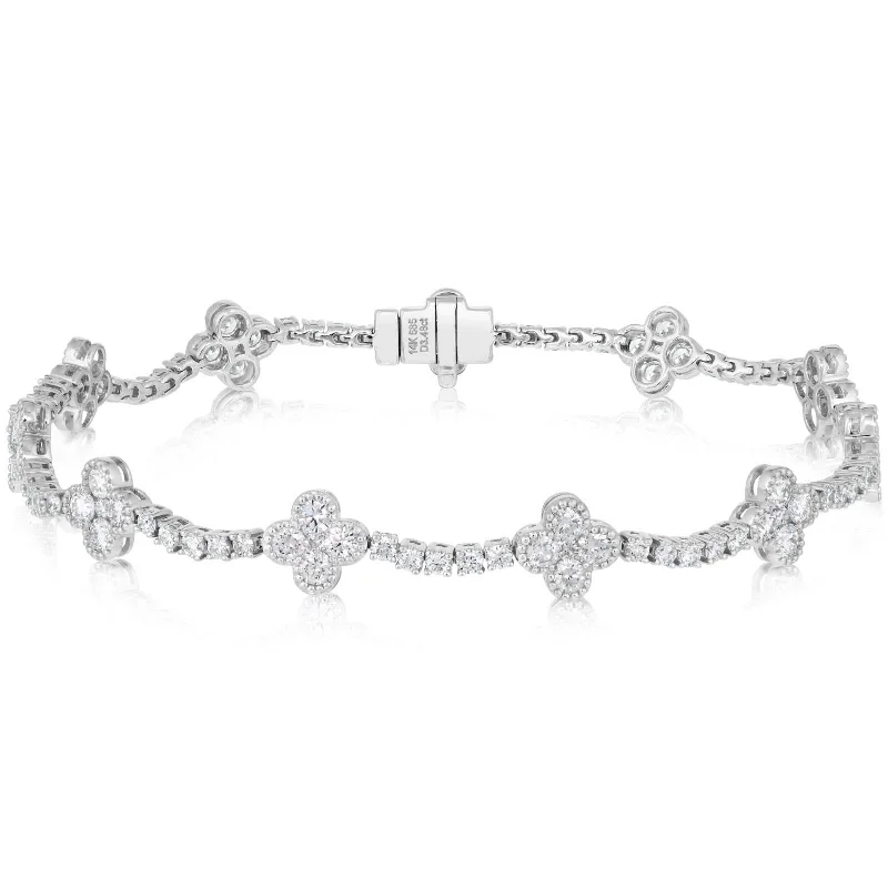 simple bracelets for women -Diamond Fashion Bracelet