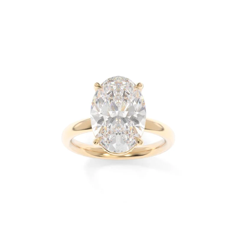 sustainable engagement rings for women -Sinclair Solitaire Oval