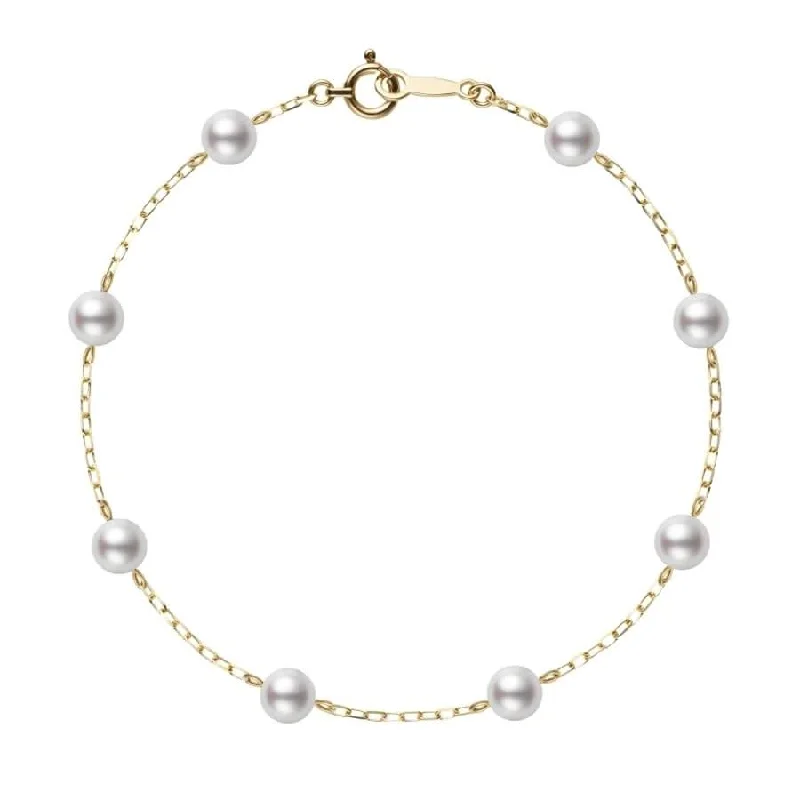 dainty bracelets for women -MIKIMOTO 6-6.5MM "Tin Cup" Akoya Cultured Pearl Bracelet