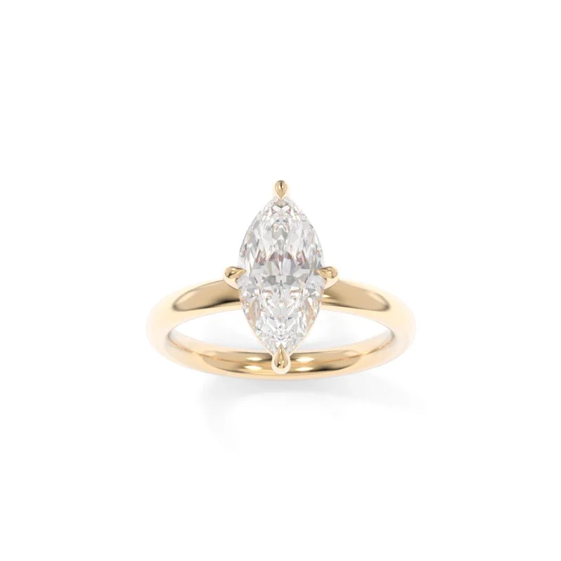 art deco engagement rings for women -Sinclair Solitaire Marquise