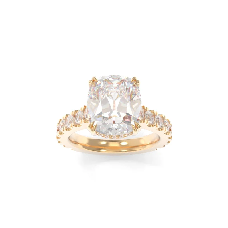 high-quality engagement rings for women -Sloan Ring Old Mine Cushion